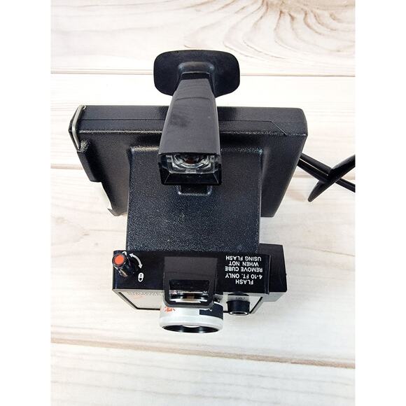 Vintage 1970s Polaroid Square Shooter 2 Black Instant Land Camera Tested - Picture 3 of 14